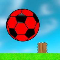 Flappy Red Ball - Bouncing Between Spikes