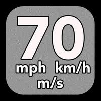 Speedometer: speed detection in miles per hour, kilometers per hour and meters per second