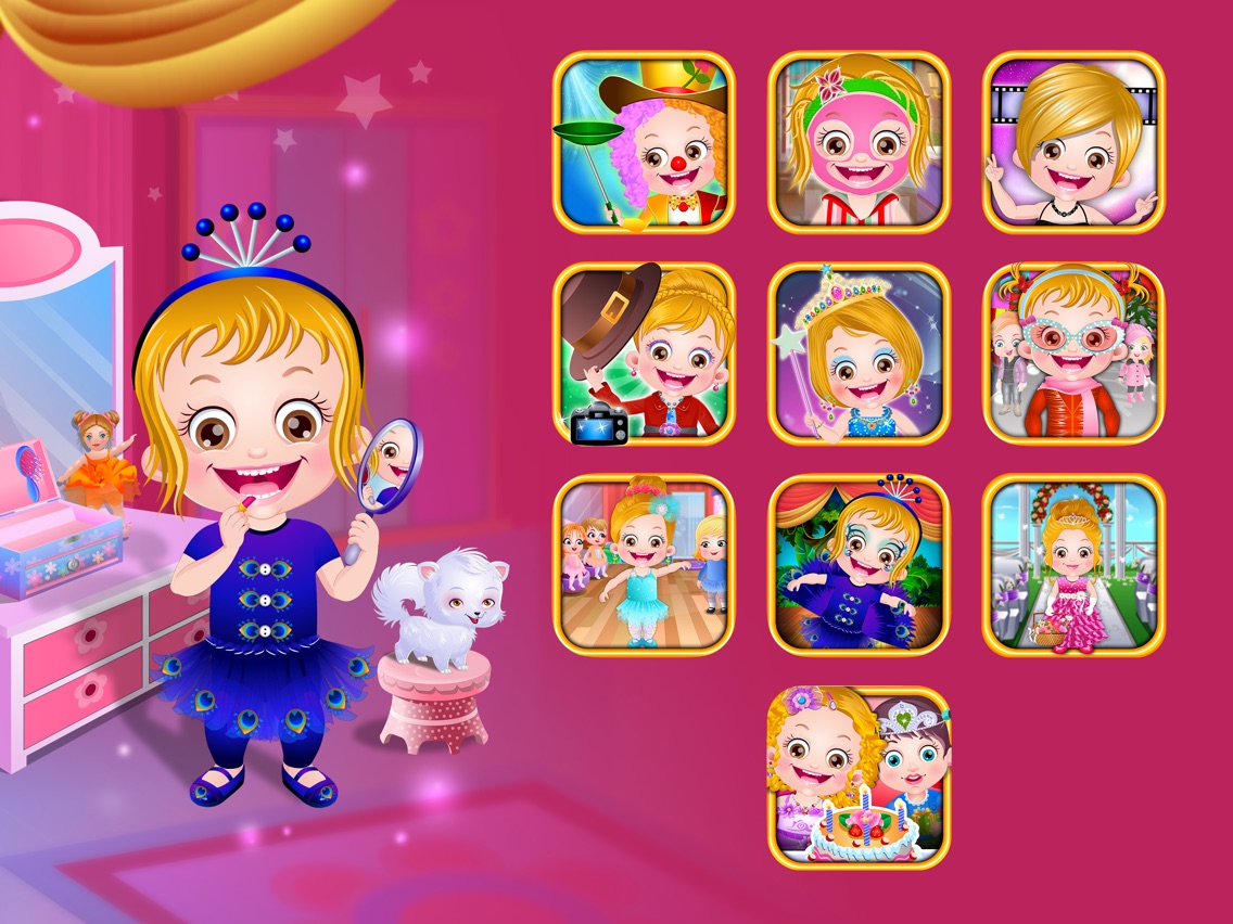 Baby Hazel Makeover Games App for iPhone Free Download Baby Hazel