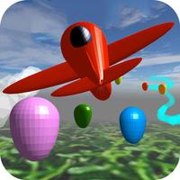 Little Airplane 3D for kids: learn colors, numbers