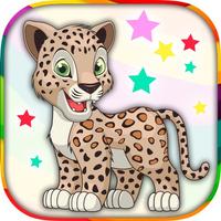 Animals magic coloring pages – kids coloring book