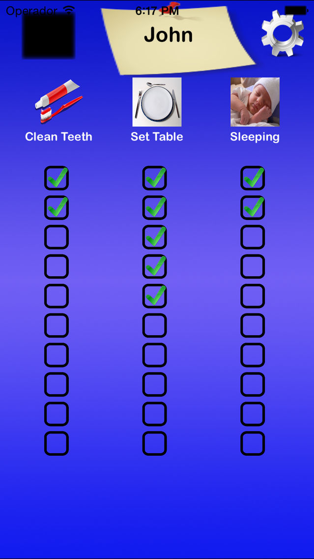 Behavior Chart App