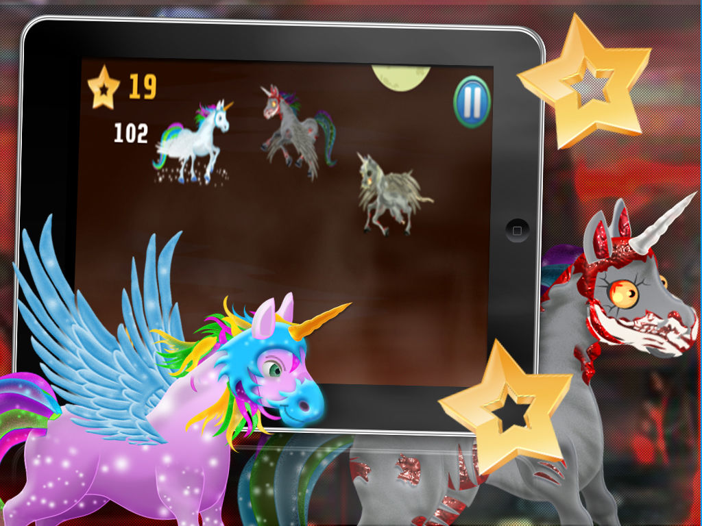 Unicorn Zombie Apocalypse Pro A Free Zombie Game App For Iphone
