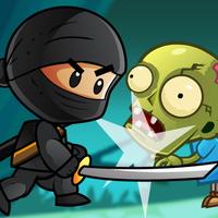 Ninja Kid vs Zombies - 8 Bit Retro Game