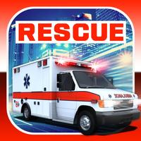 3D Rescue Racer Traffic Rush - Ambulance, Fire Truck Police Car and Emergency Vehicles : FREE GAME