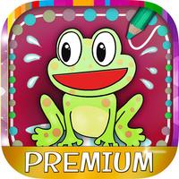 Play paint and connect dots– educative coloring book with drawings for kids and children Premium