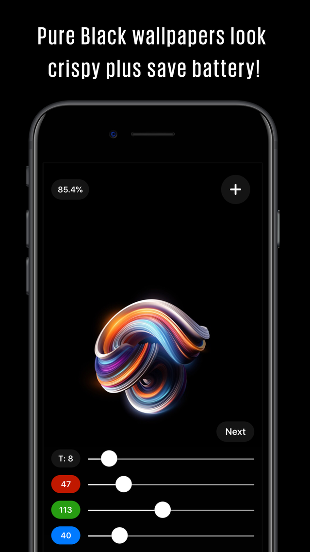 OLEDify Pure Black Wallpapers App for iPhone - Free Download OLEDify Pure  Black Wallpapers for iPhone & iPad at AppPure