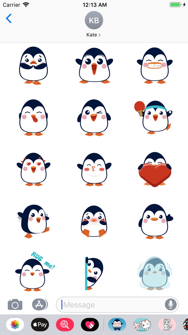 Cute Pingu Kawaii Stickers App For Iphone Free Download Cute Pingu Kawaii Stickers For Iphone Ipad At Apppure