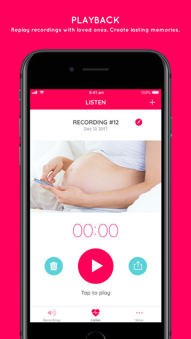 listen to baby heartbeat on iphone free