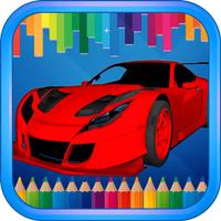 Vehicles Cars Coloring Painting Book Game