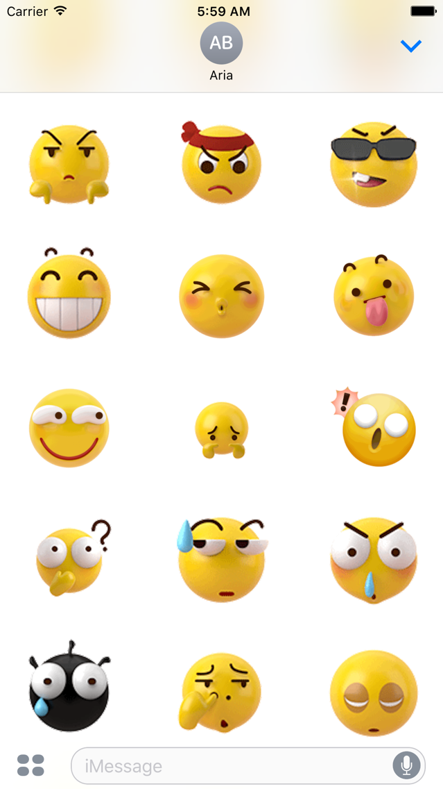 Animated New 3d Emoticon Emoji App For Iphone Free Download