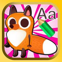 ABC Animals Writing Practice Letter Tracing Games