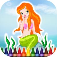 Coloring Book Mermaids