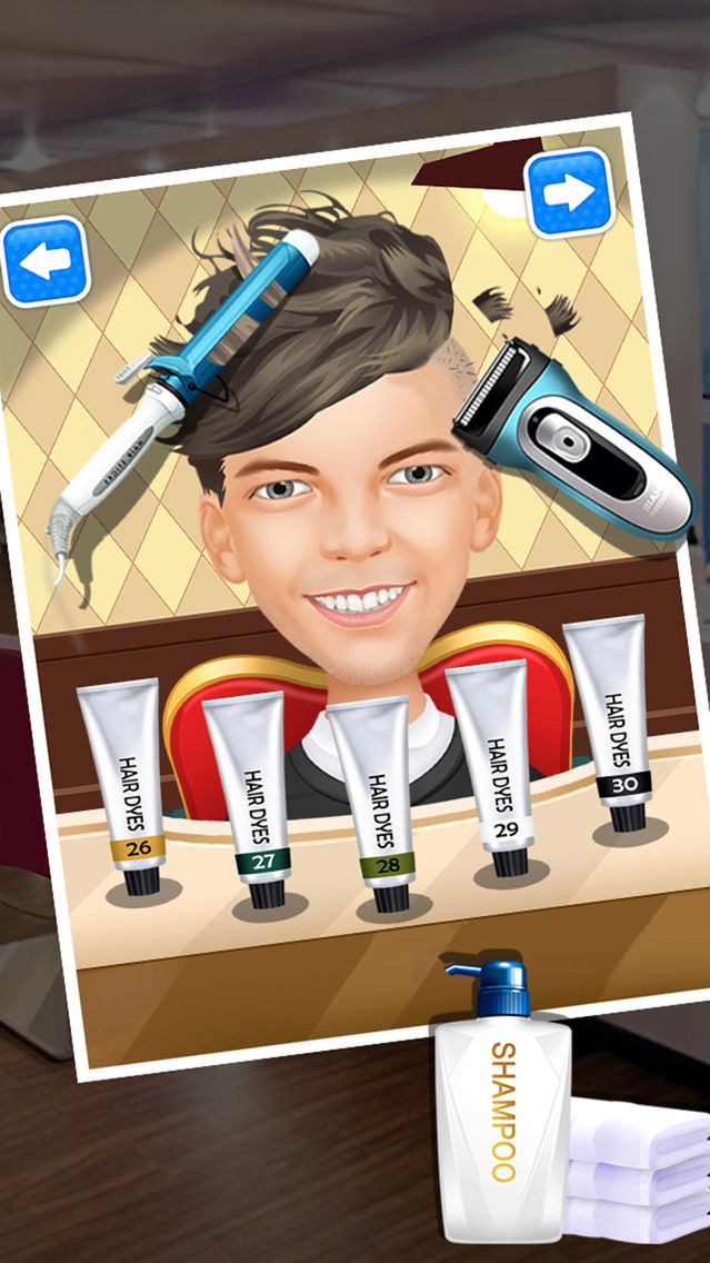 Messy Hair Salon Girls Games For One Direction App For