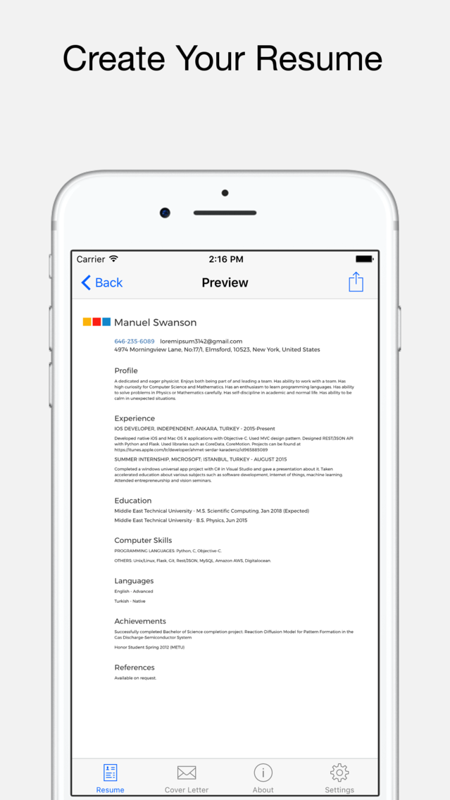 Classic Resume Cv Resume Cover Letter Builder App For Iphone Free Download Classic Resume Cv Resume Cover Letter Builder For Iphone Ipad At Apppure