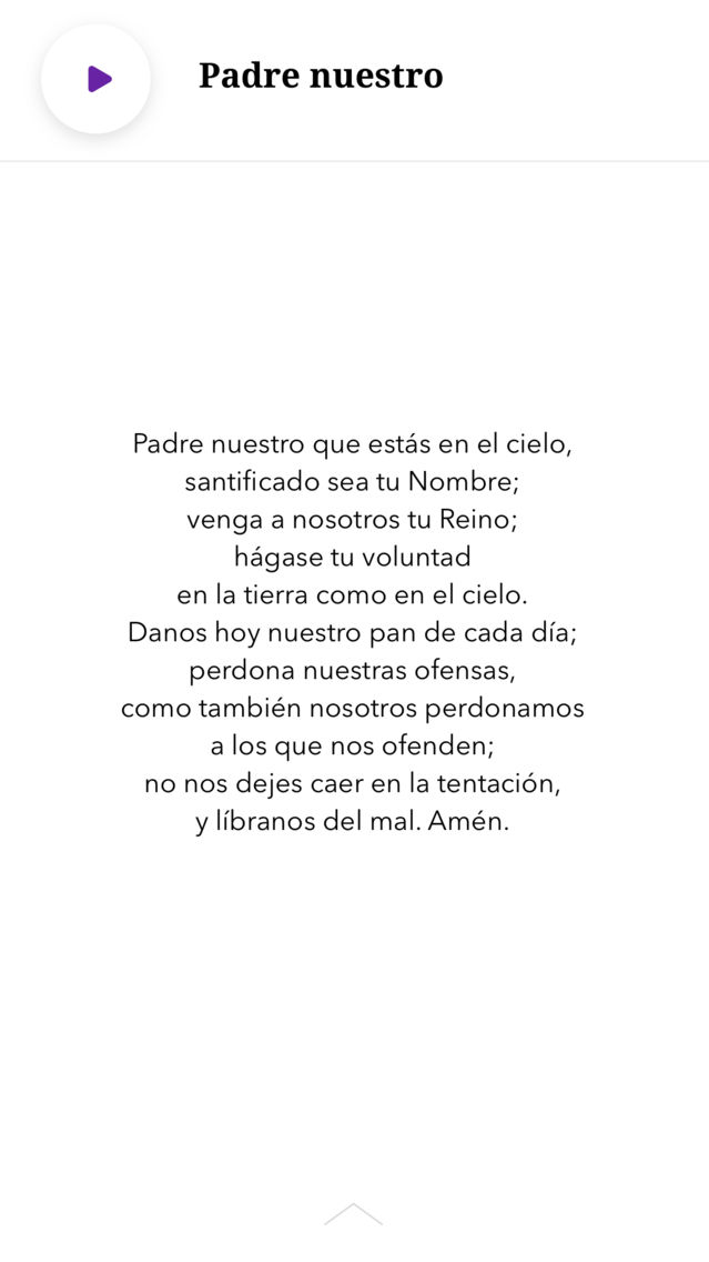 Padre nuestro - audio App for iPhone - Free Download Padre nuestro - audio  for iPhone & iPad at AppPure