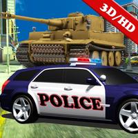 Tank Rider VS Police Car
