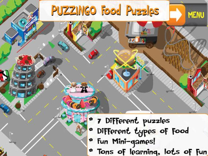 PUZZINGO Food Puzzles Game App for iPhone Free Download PUZZINGO Food