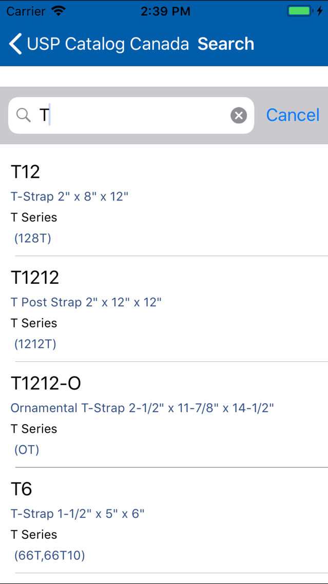 MiTek USP Canada Catalog App for iPhone Free Download MiTek USP