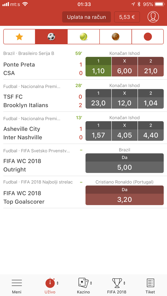 Download Meridianbet App