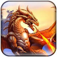 VR Flying Fiery Dragon Shooting - Pro Action Game
