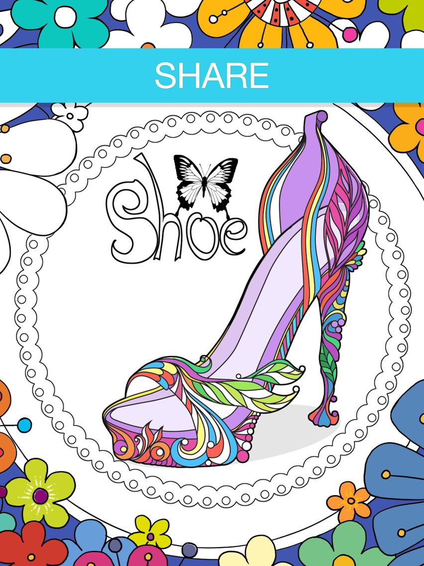 Coloring Book for Adults App App for iPhone - Free Download Coloring