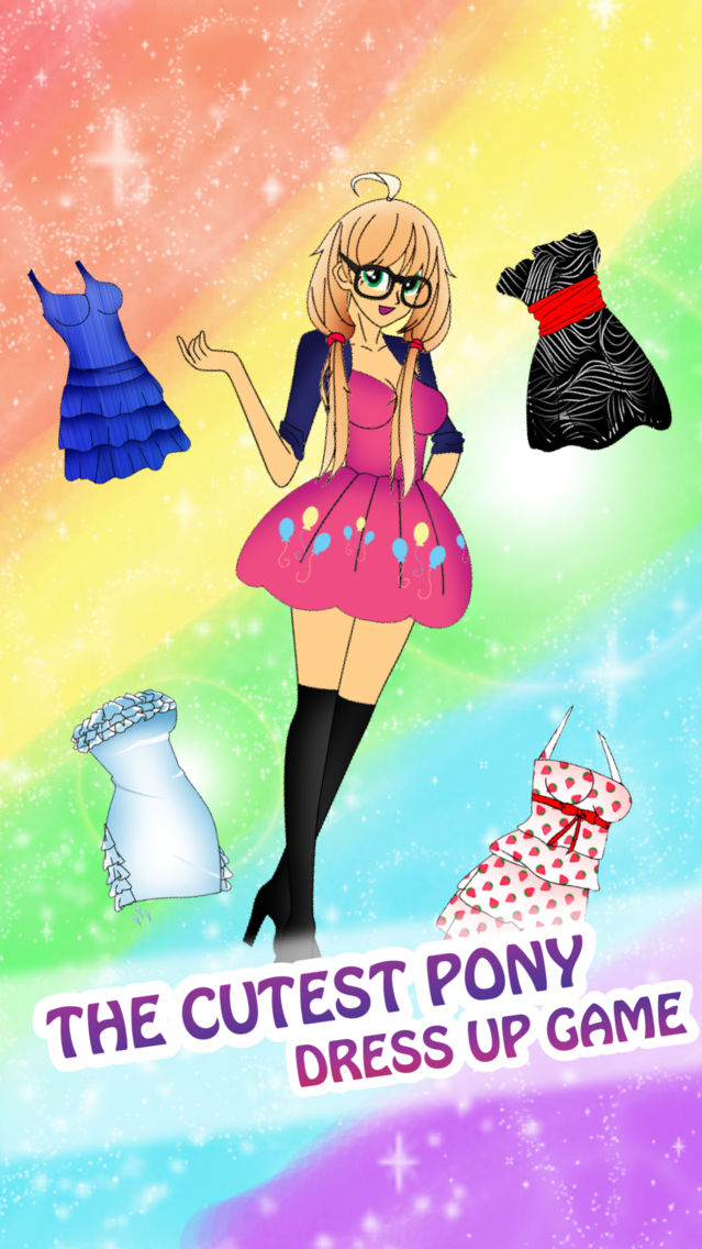 rockstar monster pony high school girls dress up app for